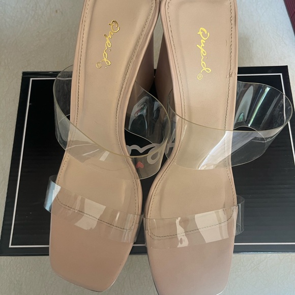 Cupid Chasity square toe block heel - Picture 4 of 6
